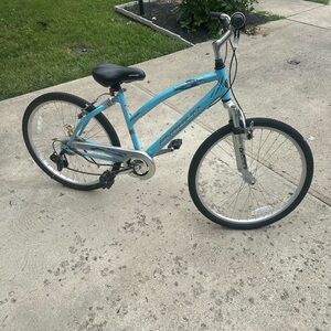 Schwinn Sky Blue Hybrid Bike